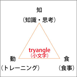 知・動・食のトライアングル
